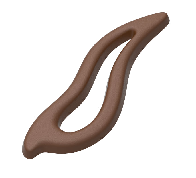 Garnish Mould MFS MS1125 from Mangharam helps make Chocolate Garnishes for cakes, pastries, ice creams & desserts imparting a fine shine & finish to confections