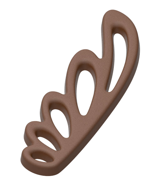 MFS MS1128 Polycarbonate Mould Tray from Mangharam Chocolate Solutions, Bangalore India for making garnish chocolates for cakes & desserts. 2.5 g / 18 cavities