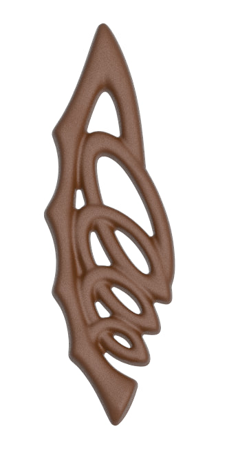 MFS MS1132 Polycarbonate Mould Tray from Mangharam Chocolate Solutions, Bangalore India for making garnish chocolates for cakes & ice creams. 2.5g / 18 cavities