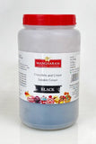 Mangharam Chocolate & Cream soluble Colour BLACK - 500 gms Jar - Mangharam Chocolate Solutions