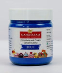 Mangharam Chocolate & Cream soluble Colour BLUE - 25 gms Jar