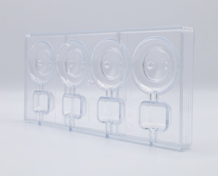 Chocolate Form CF1102 / 21 g / 4 Cavities Polycarbonate Chocolate Mould