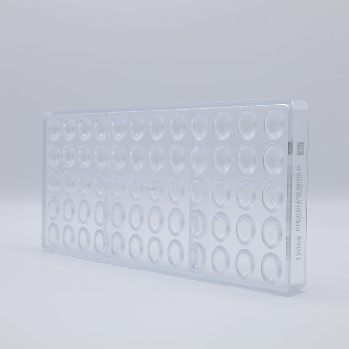 Oval Polycarbonate Chocolate Mould RM12059 From Mangharam
