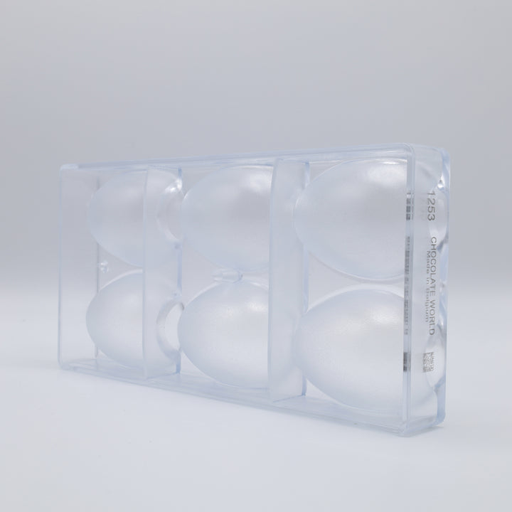 Chocolate World RM1253 / 97 g / 6 Cavities Polycarbonate Easter Egg