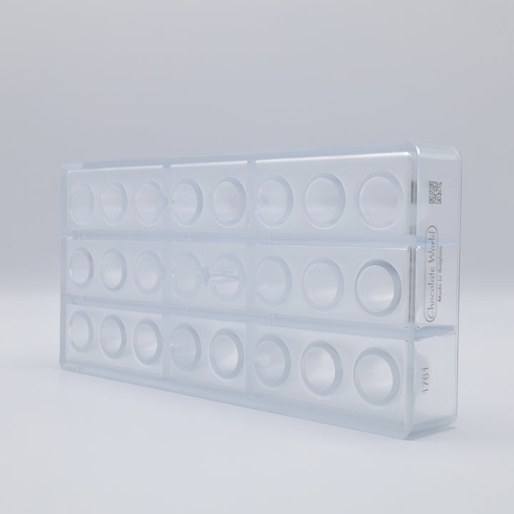 Chocolate World RM1761 / 10 g / 24 Cavities Polycarbonate Mould