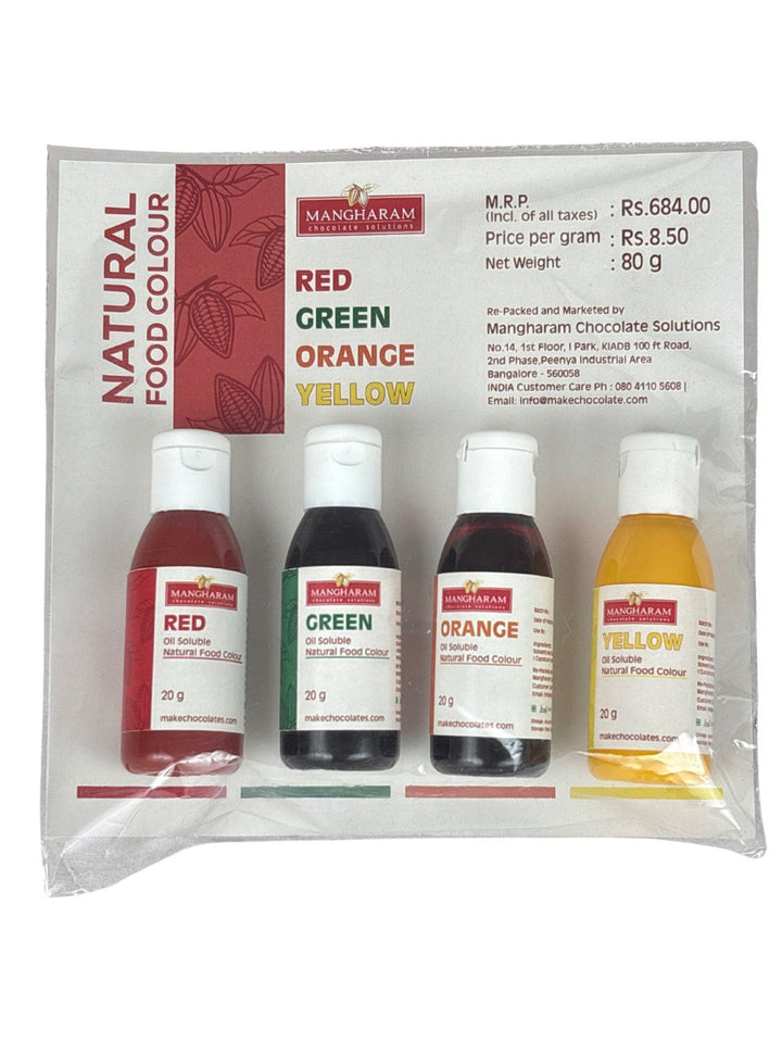 Natural Food Oil Soluble Colour for Chocolate and Cocoa Butter