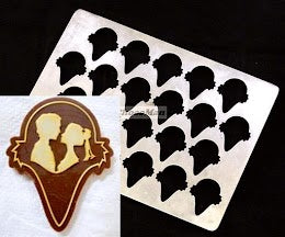 SSP 15 Ice Cream Cone Placard 33 x 40 MM + Logo Sheet Set