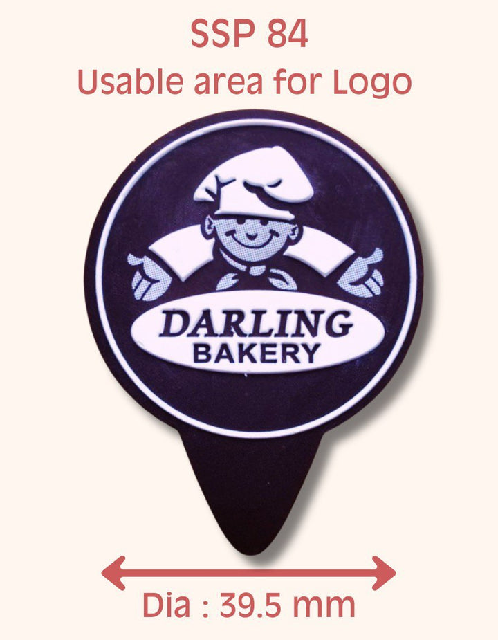 SSP 84 Large Round Placard 44 x 56 MM + Logo Sheet Set