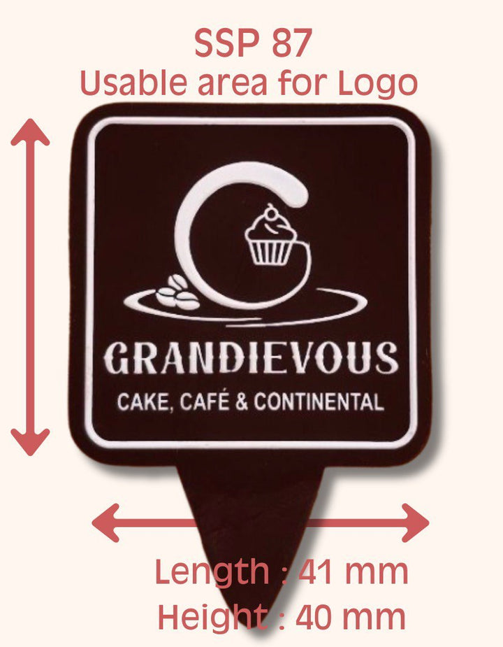 SSP 87 Large Square Placard 44 x 63 MM + Logo Sheet Set