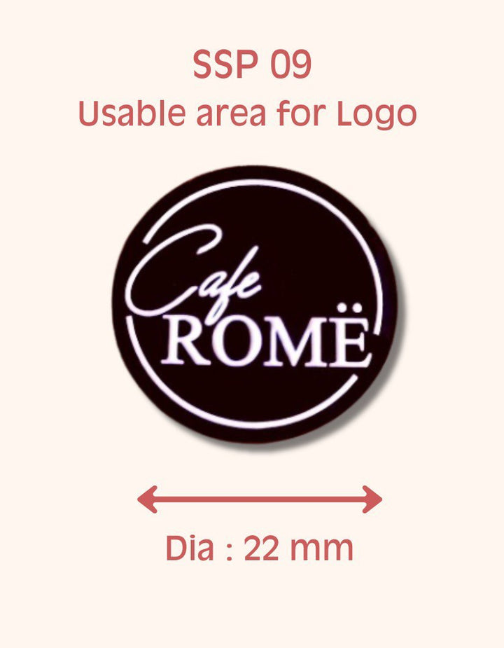 SSP 09 Medium Round Coin Dia. 25 MM + Logo Sheet Set