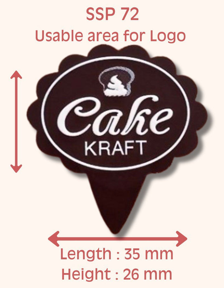 SSP 72 Medium Oval Flower Placard 41 x 44 MM + Logo Sheet Set