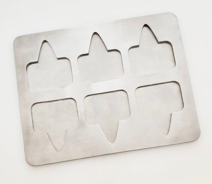 SSP 90 Large Vertical Rect. Placard  50 x 58 MM + Logo Sheet Set