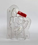 Mangharam Christmas Angel with Candle Chocolate Mould RH180 - 175mm
