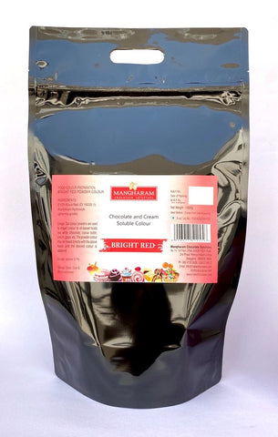 Mangharam Chocolate & Cream soluble Colour BRIGHT RED - 1 Kg standipack
