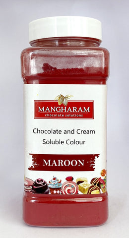 Mangharam Chocolate & Cream soluble Colour MAROON - 100 gms Jar