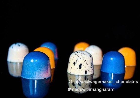 Mangharam Chocolate & Cream soluble Colour WHITE- 100 gms Jar