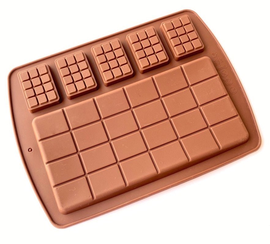 Big Diamond Chocolate Bar Mold Polycarbonate Weight 100G Food Grade Mould  Tray