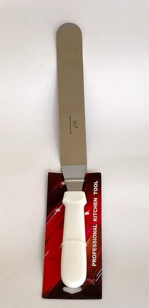 Mangharam Chocolate Spatula/Scraper/Narrow Pallet Knife-Angular 10"