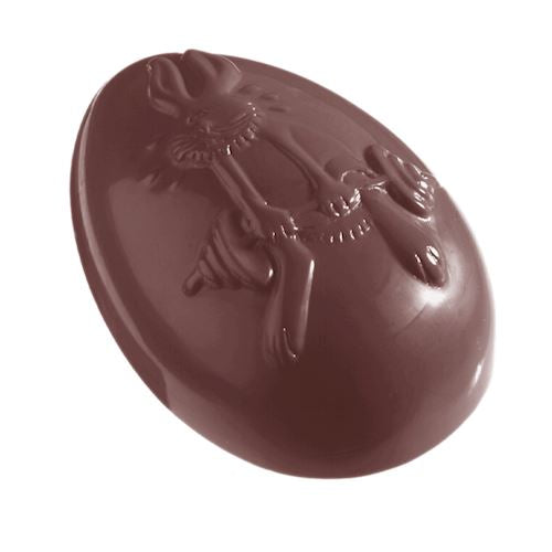 Chocolate World RM2199 / 88 g / 8 Cavites Polycarbonate Easter Egg Mould