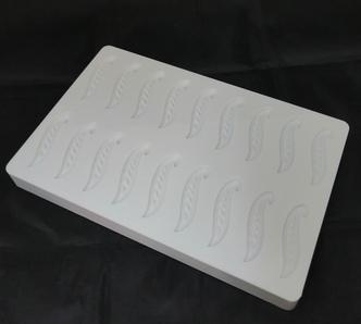 Garnish Mould MA 20-D002 from Mangharam helps make Chocolate Garnishes for cakes, pastries, ice creams & desserts imparting a fine shine & finish to confections