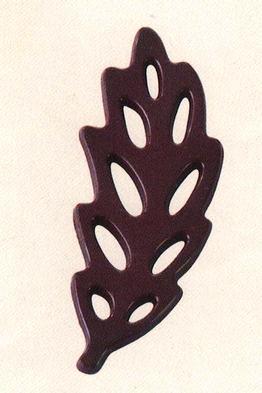 Garnish Mould MA 20-D003 from Mangharam helps make Chocolate Garnishes for cakes, pastries, ice-creams & desserts imparting a fine shine & finish to confections