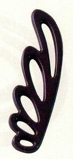 Garnish Mould MA 20-D008 from Mangharam helps make Chocolate Garnishes for cakes, pastries, ice-creams & desserts imparting a fine shine & finish to confections