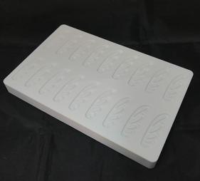 Garnish Mould MA 20-D008 from Mangharam helps make Chocolate Garnishes for cakes, pastries, ice-creams & desserts imparting a fine shine & finish to confections