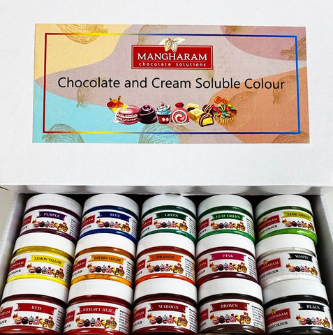 Mangharam Food Colours - 15 different colours ( 10g / 25g)