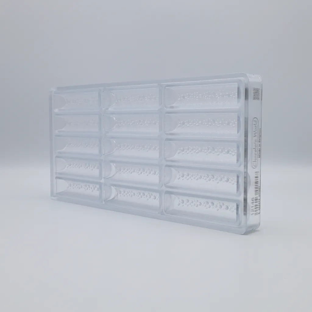 Chocolate World RM12146 / 20.75 g / 15 Cavities Polycarbonate Mould - Mangharam Chocolate Solutions