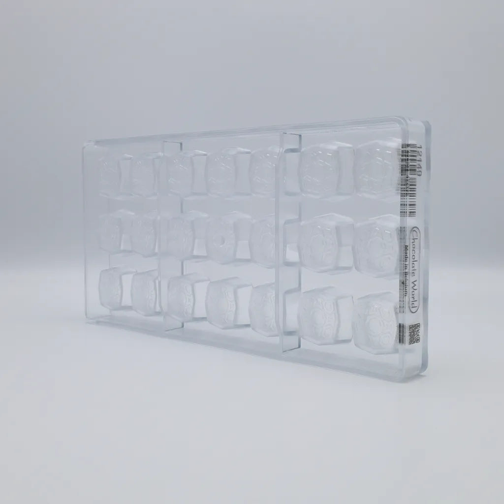 Chocolate World RM12149 / 11 g / 21 Cavities Polycarbonate Mould - Mangharam Chocolate Solutions