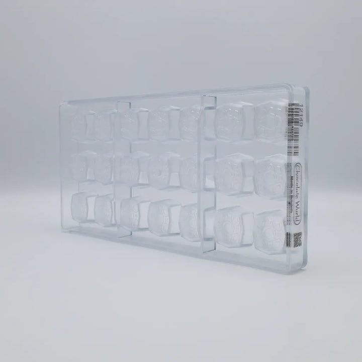 Chocolate World RM12149 / 11 g / 21 Cavities Polycarbonate Mould - Mangharam Chocolate Solutions