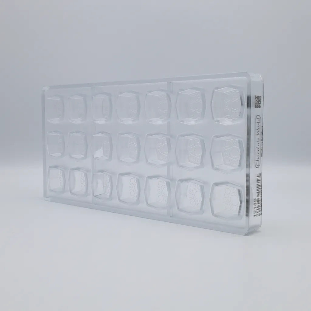Chocolate World RM12149 / 11 g / 21 Cavities Polycarbonate Mould - Mangharam Chocolate Solutions