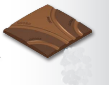 Polycarbonate Caberellon RA14234 i Chocolate Mould from Mangharam Chocolate Solutions, India