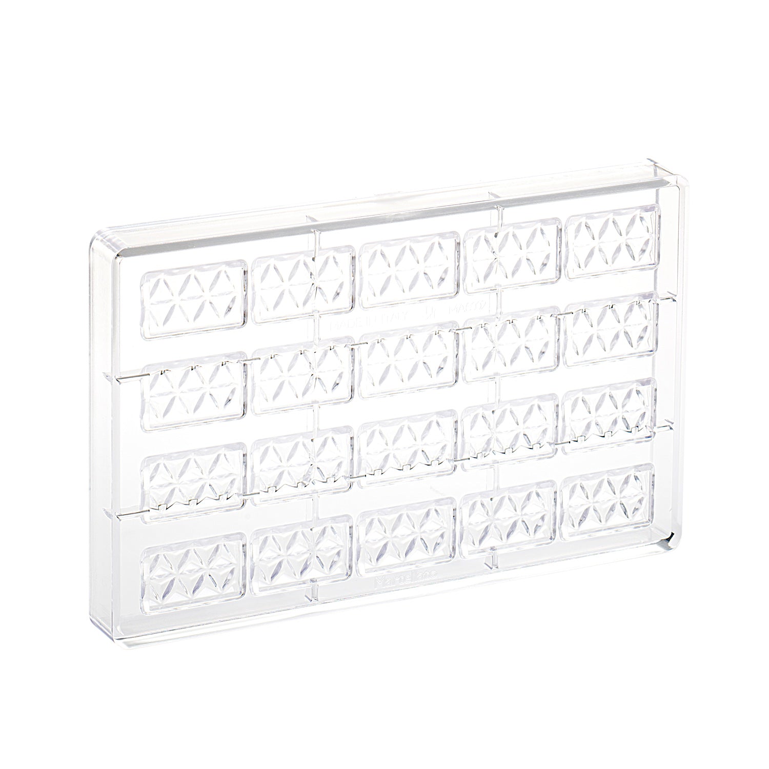 Martellato 21MA6002 / 4 gm / 20 cavities Polycarbonate Chocolate Mould - Mangharam Chocolate Solutions