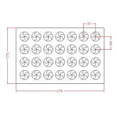 Implast IM916 / 10 g / 28 Cavities Polycarbonate Mould