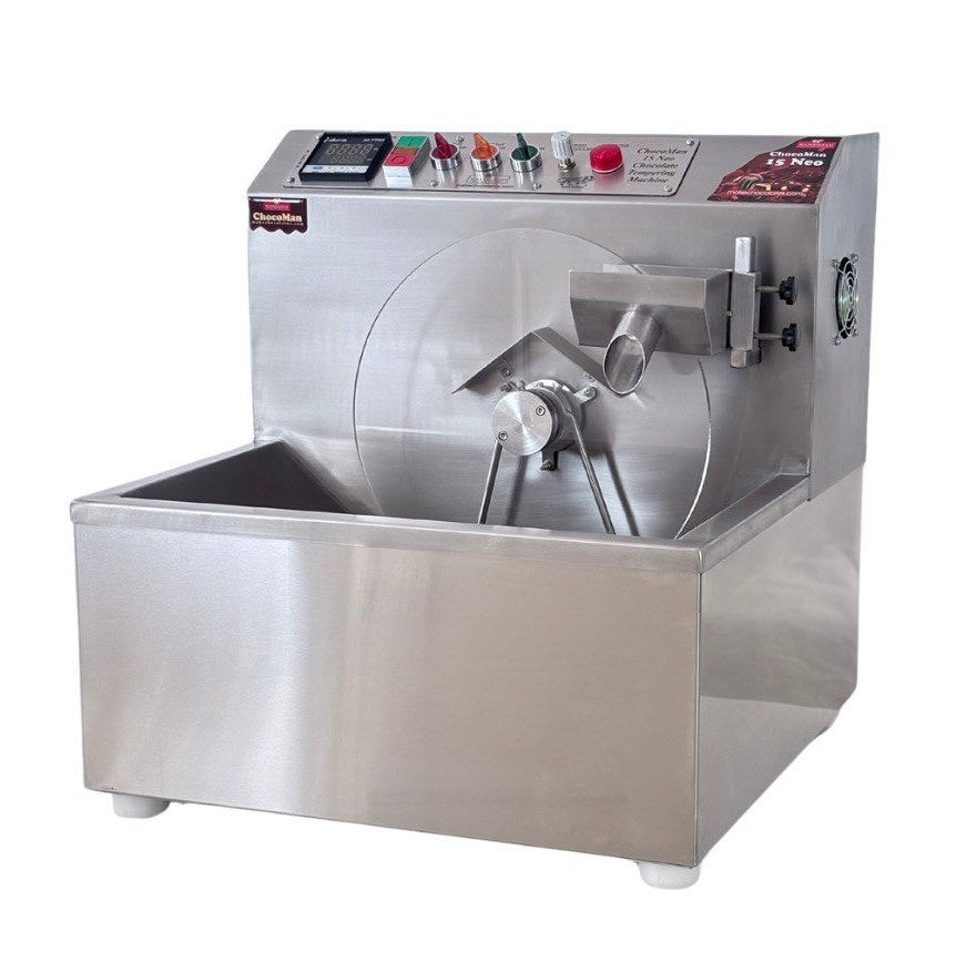 ChocoMan Tempering Machine 15 Neo Table Top model from Mangharam for tempering chocolate by the Seeding Method