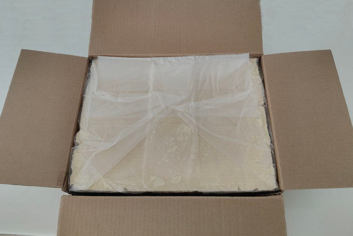 Mangharam PURE COCOA BUTTER for Chocolate & Cosmetics - 15kg Slab