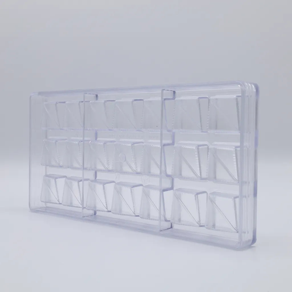 Chocolate Form CF0216 / 11.5 g / 21 Cavities Polycarbonate Chocolate Mould - Mangharam Chocolate Solutions