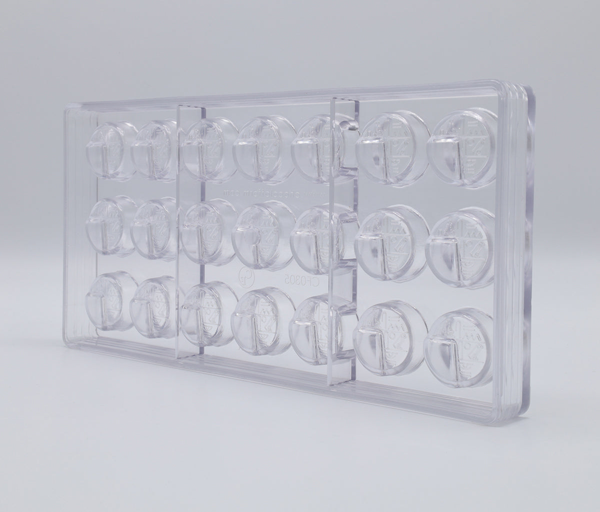 Chocolate Form CF0305 / 9 g / 21 Cavities Polycarbonate Chocolate Mould