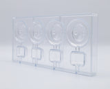 Chocolate Form Polycarbonate Mould CF1102 / 21 gr / 4 cavities from Italy