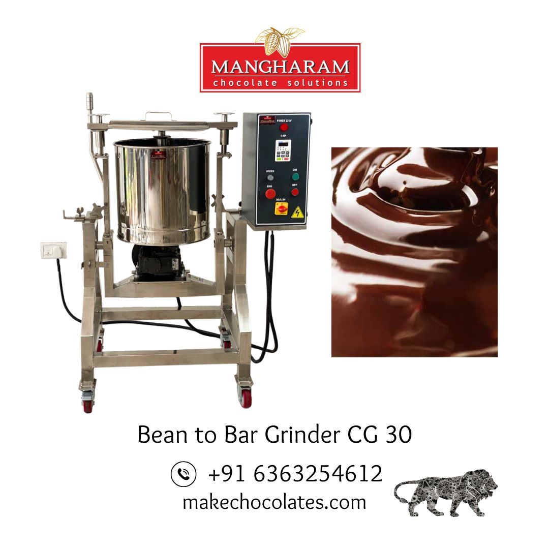 ChocoMan Grinder CG30 Chocolate Stone Grinder/Melanger For Chocolate/Nut Butters 30Kg Capacity