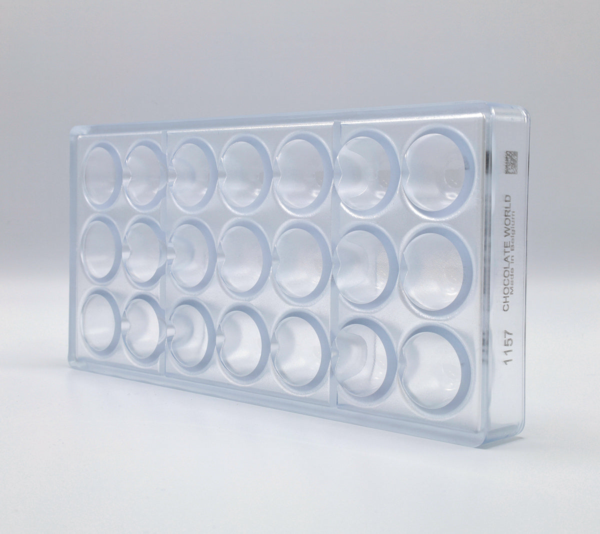 Chocolate World RM1157 / 17 gr / 21 cavities Polycarbonate Mould