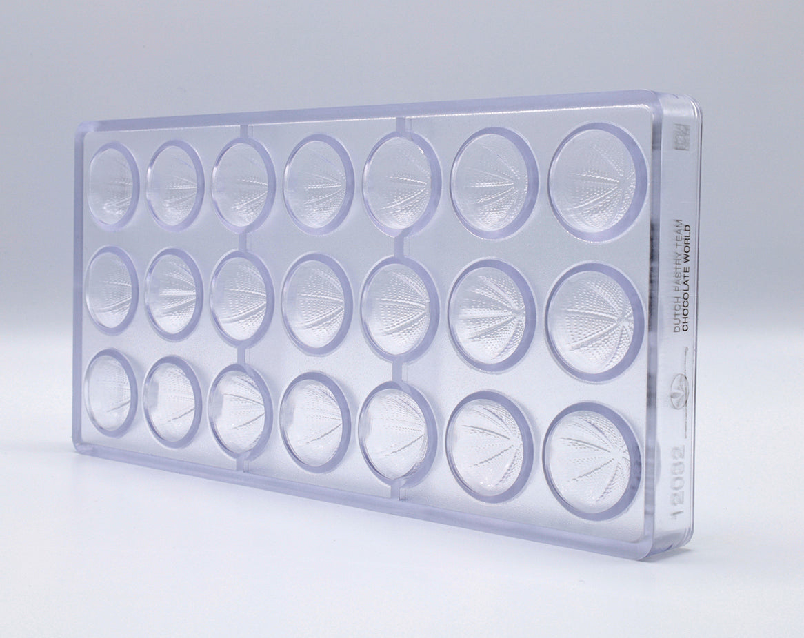Round Polycarbonate Chocolate Mould RM12032 From Mangharam