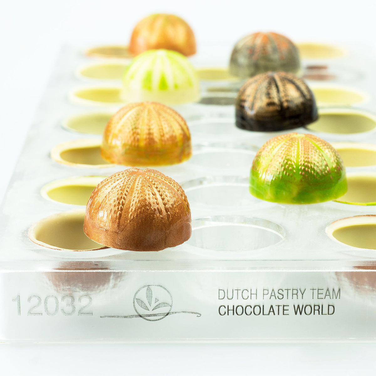 Round Polycarbonate Chocolate Mould RM12032 From Mangharam