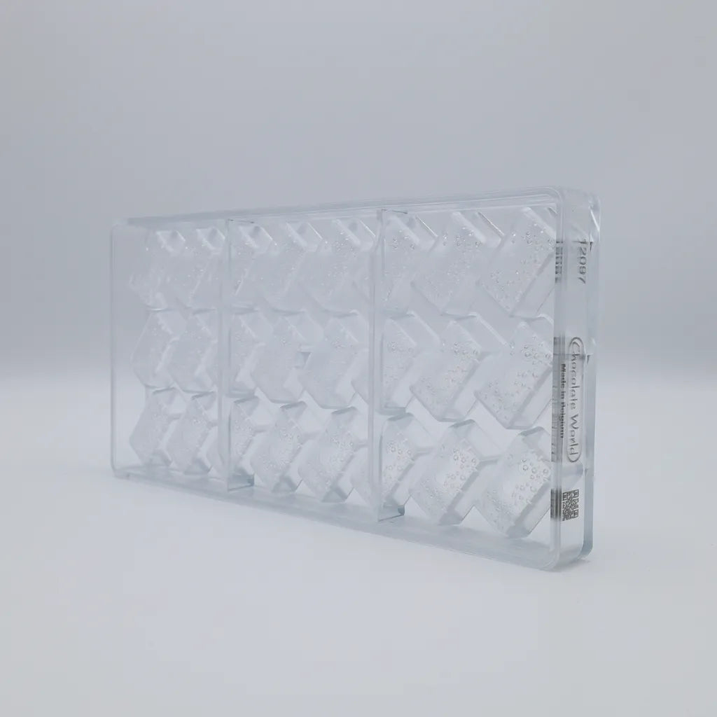 Chocolate World RM12097 / 11.6 g / 24 Cavities Polycarbonate Mould - Mangharam Chocolate Solutions