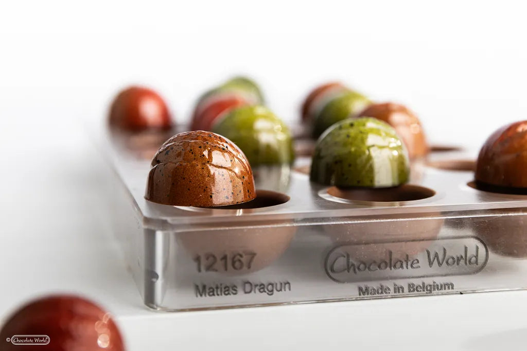 Chocolate World RM12167 / 10 g / 21 Cavities Polycarbonate Mould