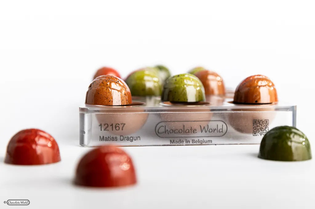 Chocolate World RM12167 / 10 g / 21 Cavities Polycarbonate Mould