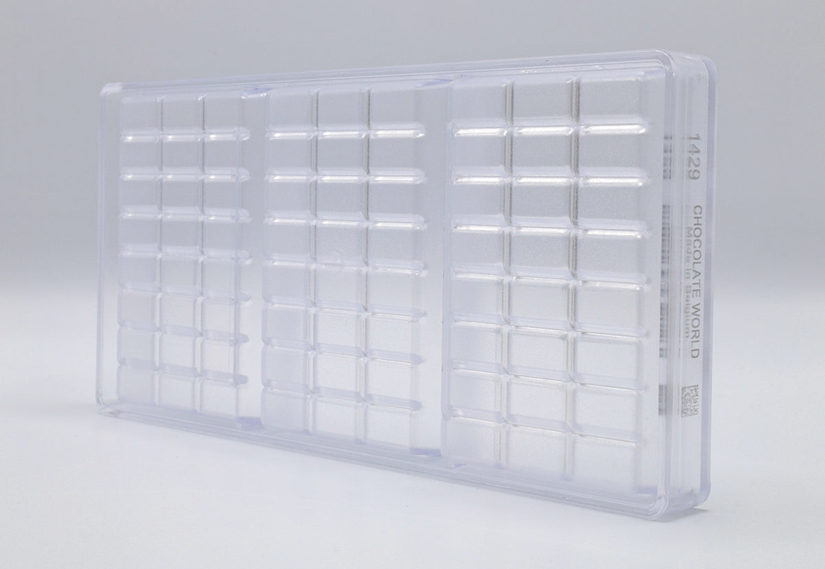 Chocolate World RM1429 / 205 g / 3 Cavities Polycarbonate Mould