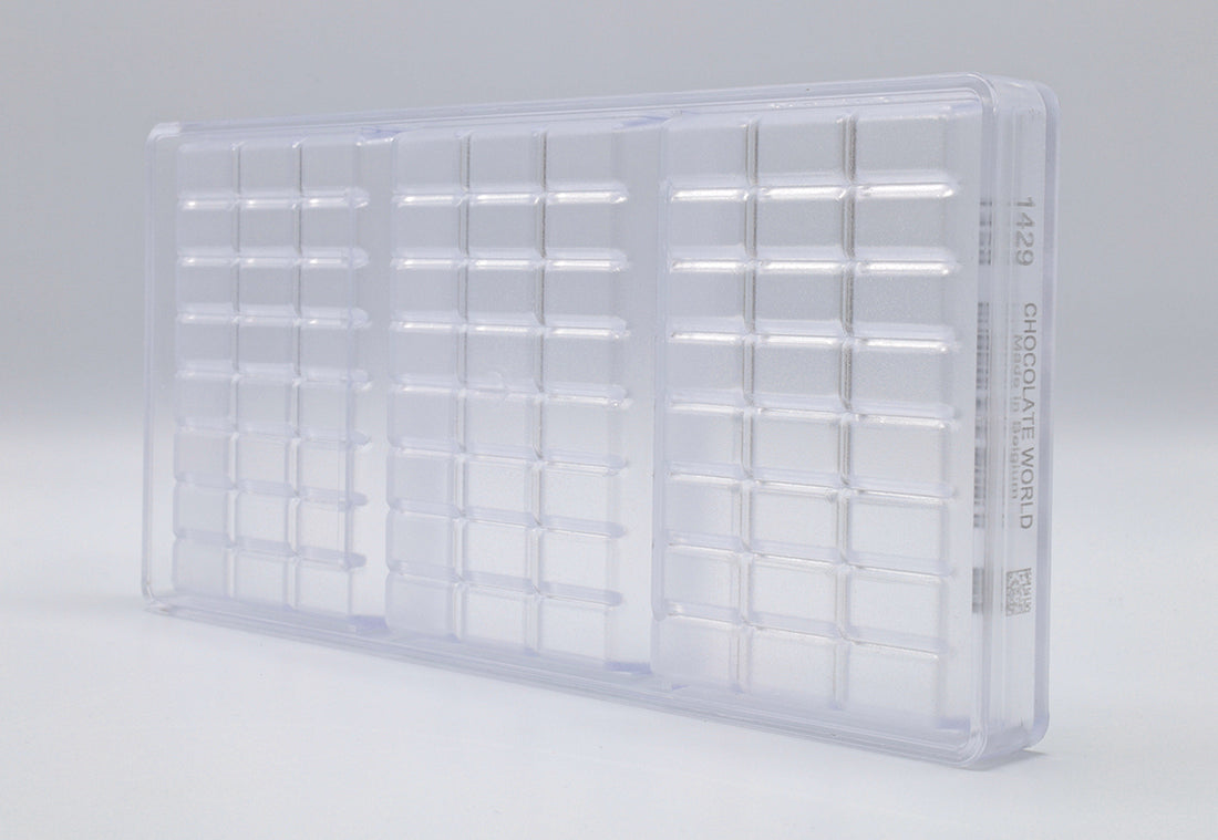 Chocolate World RM1429 / 205 g / 3 Cavities Polycarbonate Mould