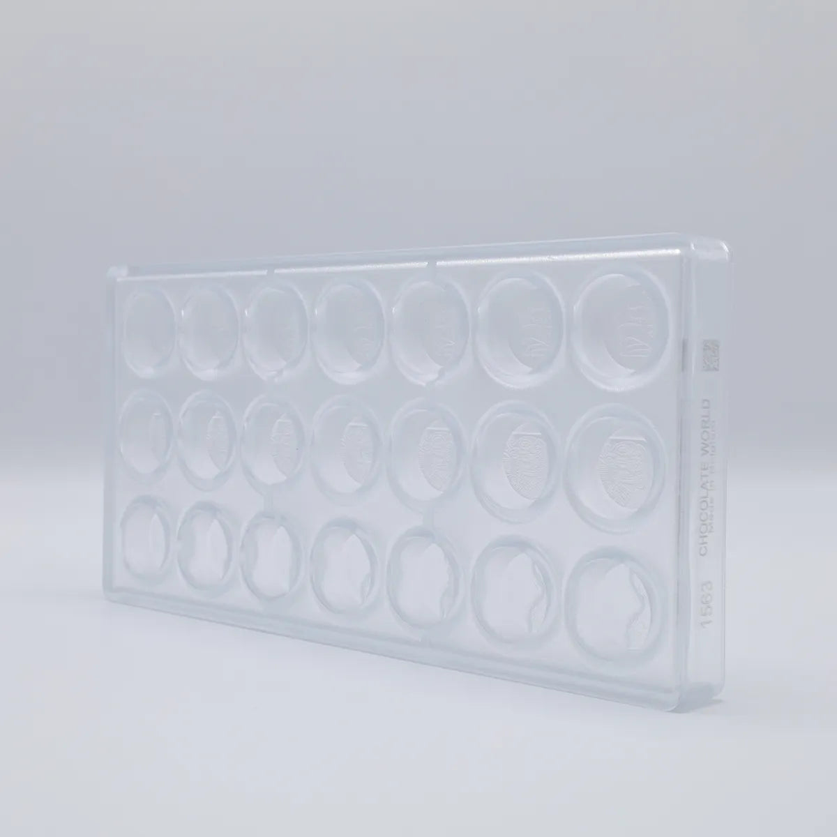 Chocolate World RM1563 / 9 g / 21 Cavities Polycarbonate Mould - Mangharam Chocolate Solutions